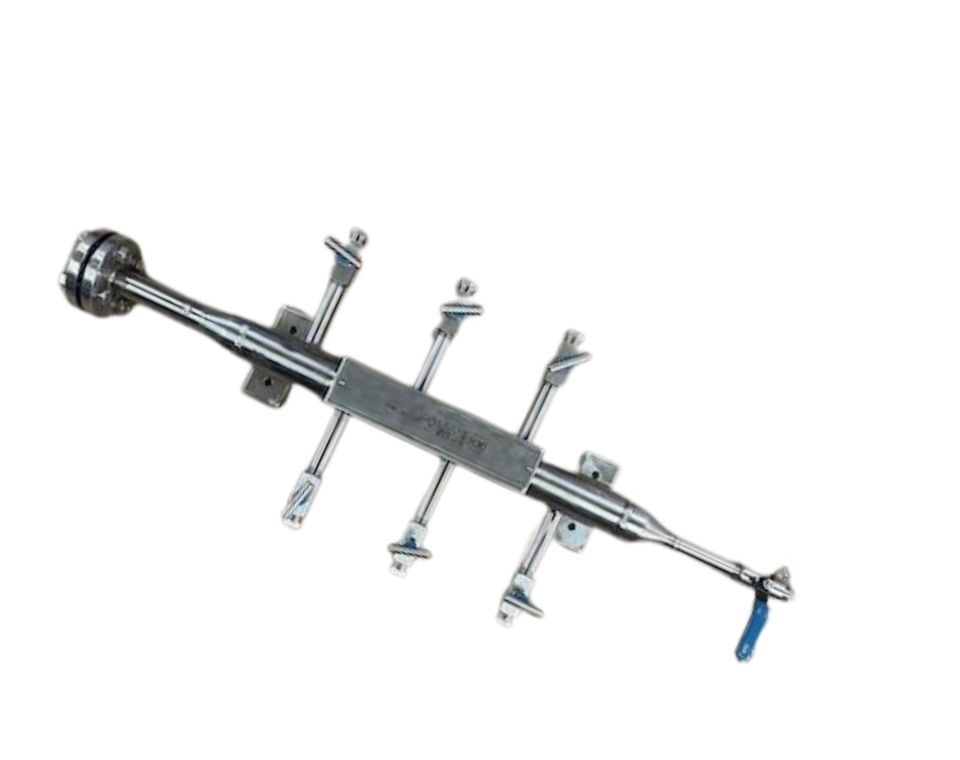 6-Way Air Header — 6-outlet instrument air manifold for control valve skids and compact marshalling cabinets