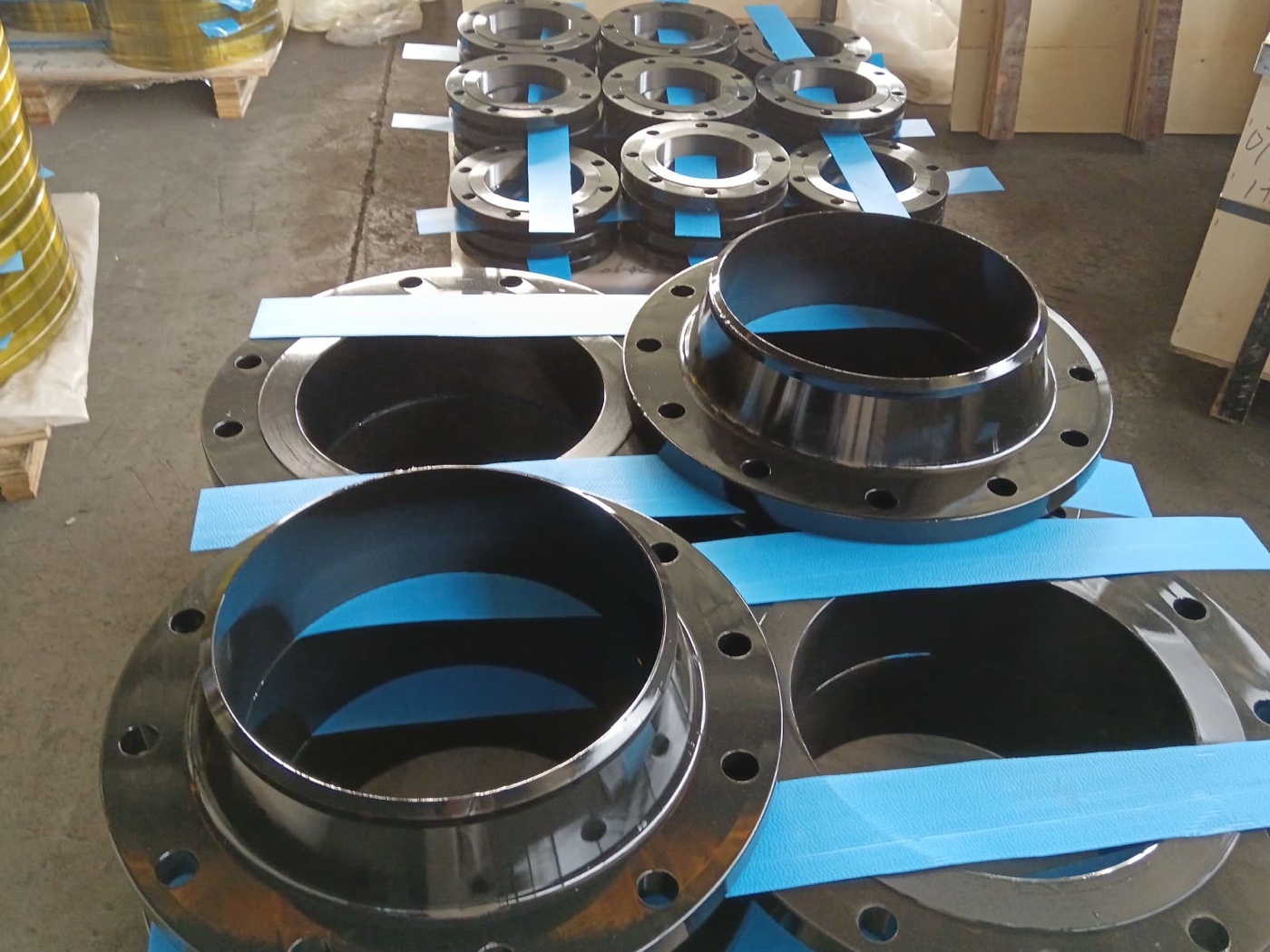ASTM A350 LF2 LTCS weld neck flanges in warehouse ready stock, small to large bore — Tesco Steel & Engineering
