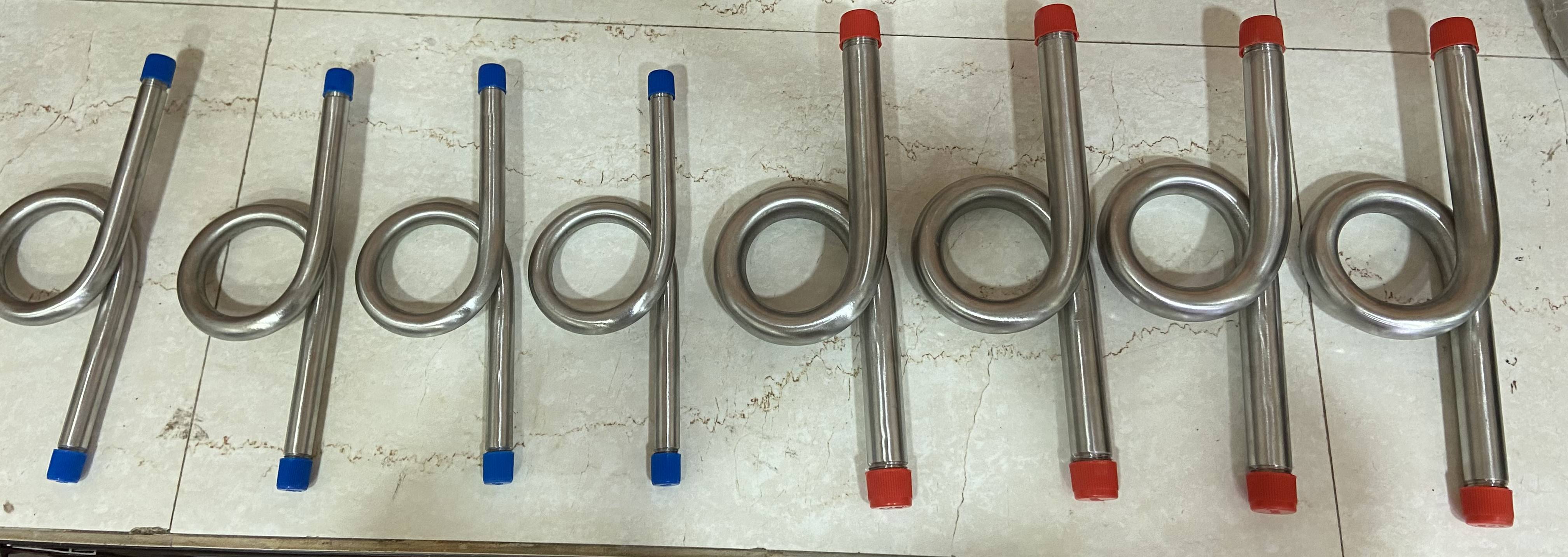 Stainless steel pigtail syphon tubes manufactured in bulk by Tesco Steel & Engineering