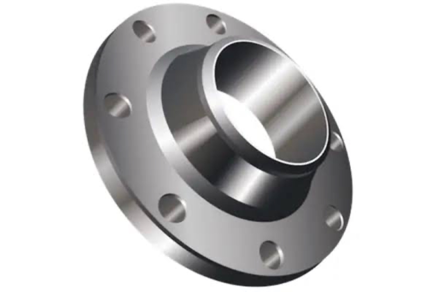 Titanium Grade 2 UNS R50400 weld neck raised face flange — Tesco Steel & Engineering